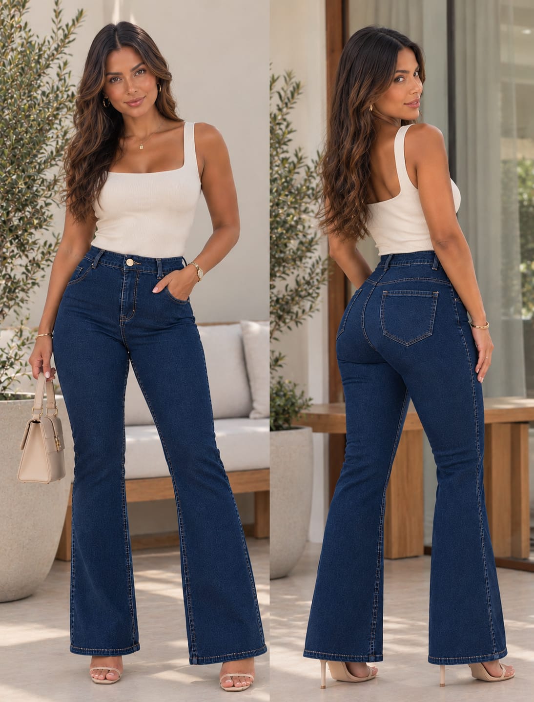 Calça Boot Cut Missy